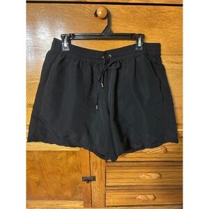 Cacique Swim Shorts‎ Womens 14 Black Board Shorts Athleisure Gorpcore Preppy